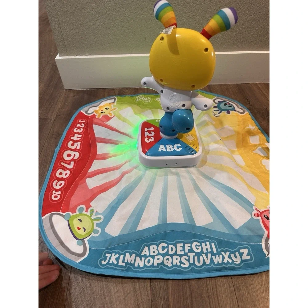 $29 🌙 Fisher-Price Bright Beats Learnin' Lights Dance Mat BeatBo Works READ